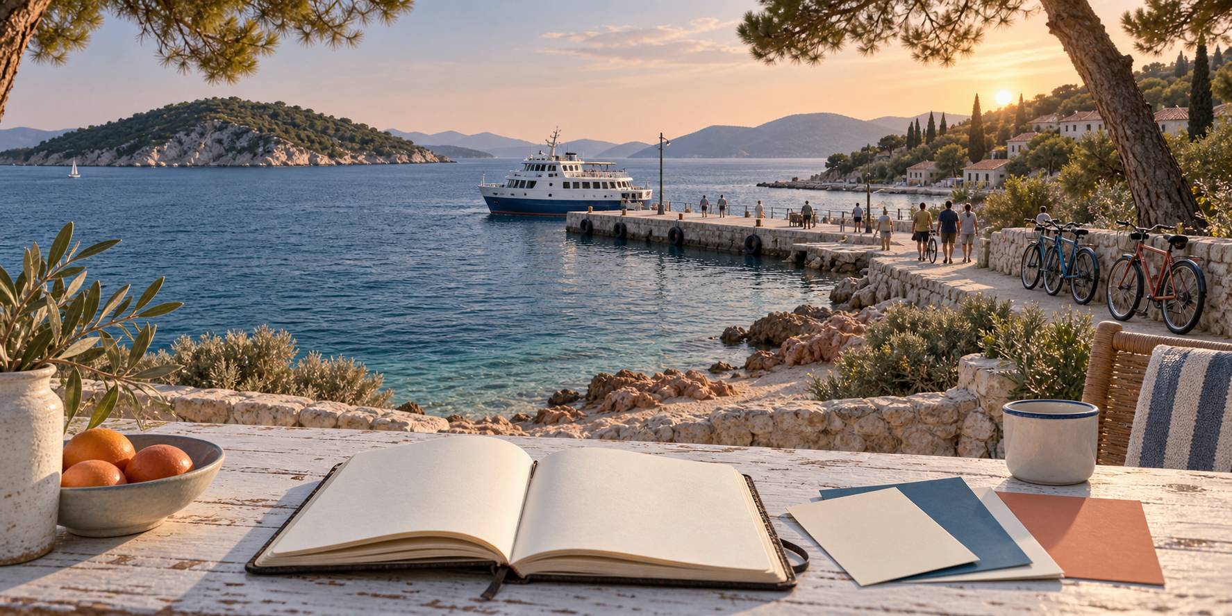 Illustration éditoriale du sujet : Isola di Porquerolles: consigli pratici e attività imperdibili per una visita da sogno